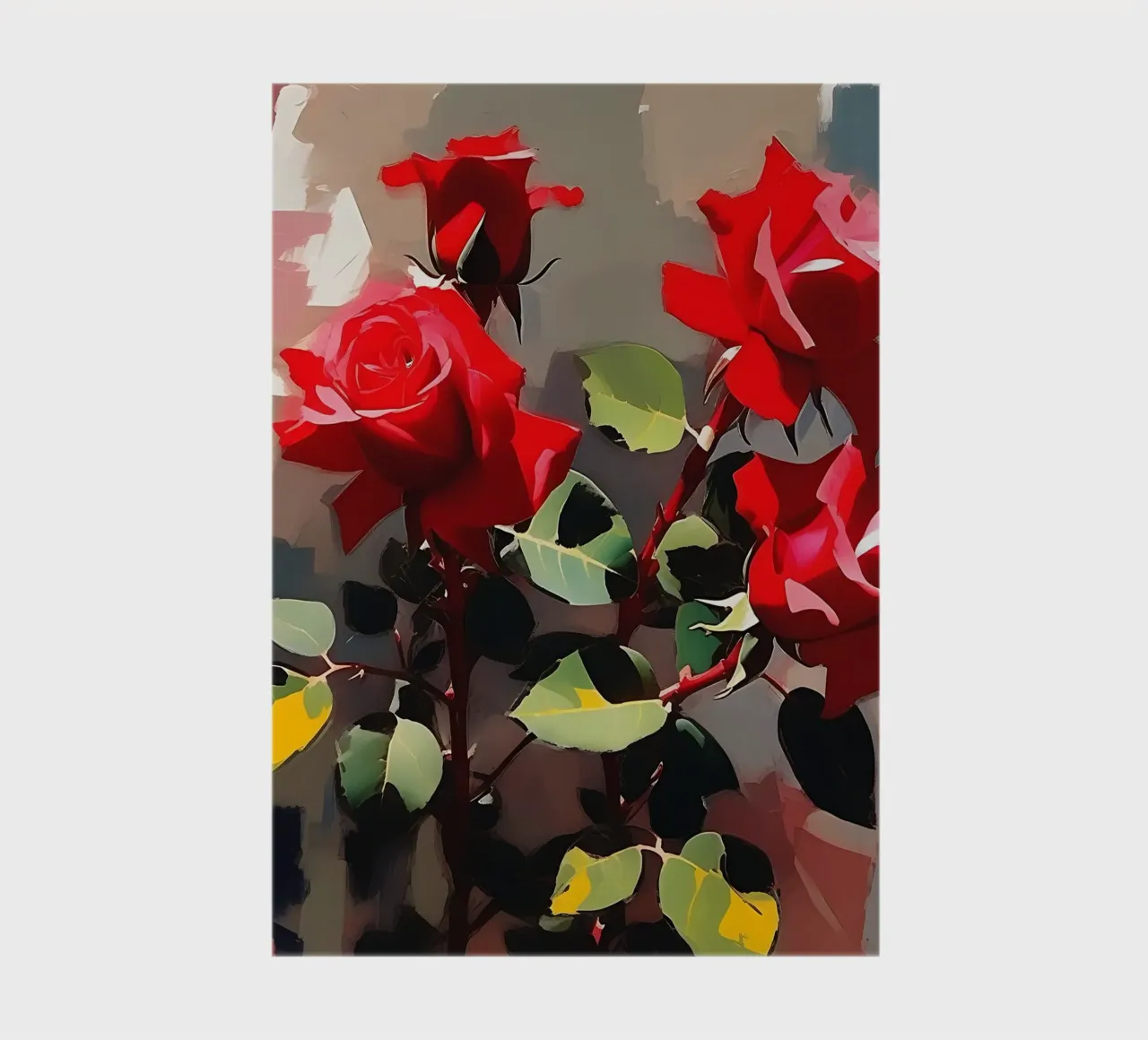 Blumen_rot_1 notebook by Farb- und Blütenzauber by LK