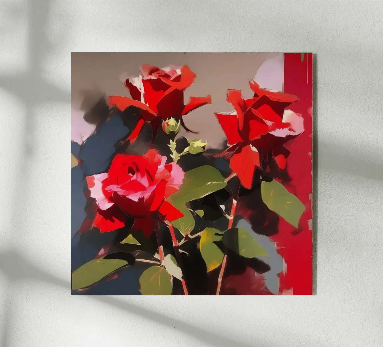 Blumen_rot_2 plexiglass da Farb- und Blütenzauber by LK