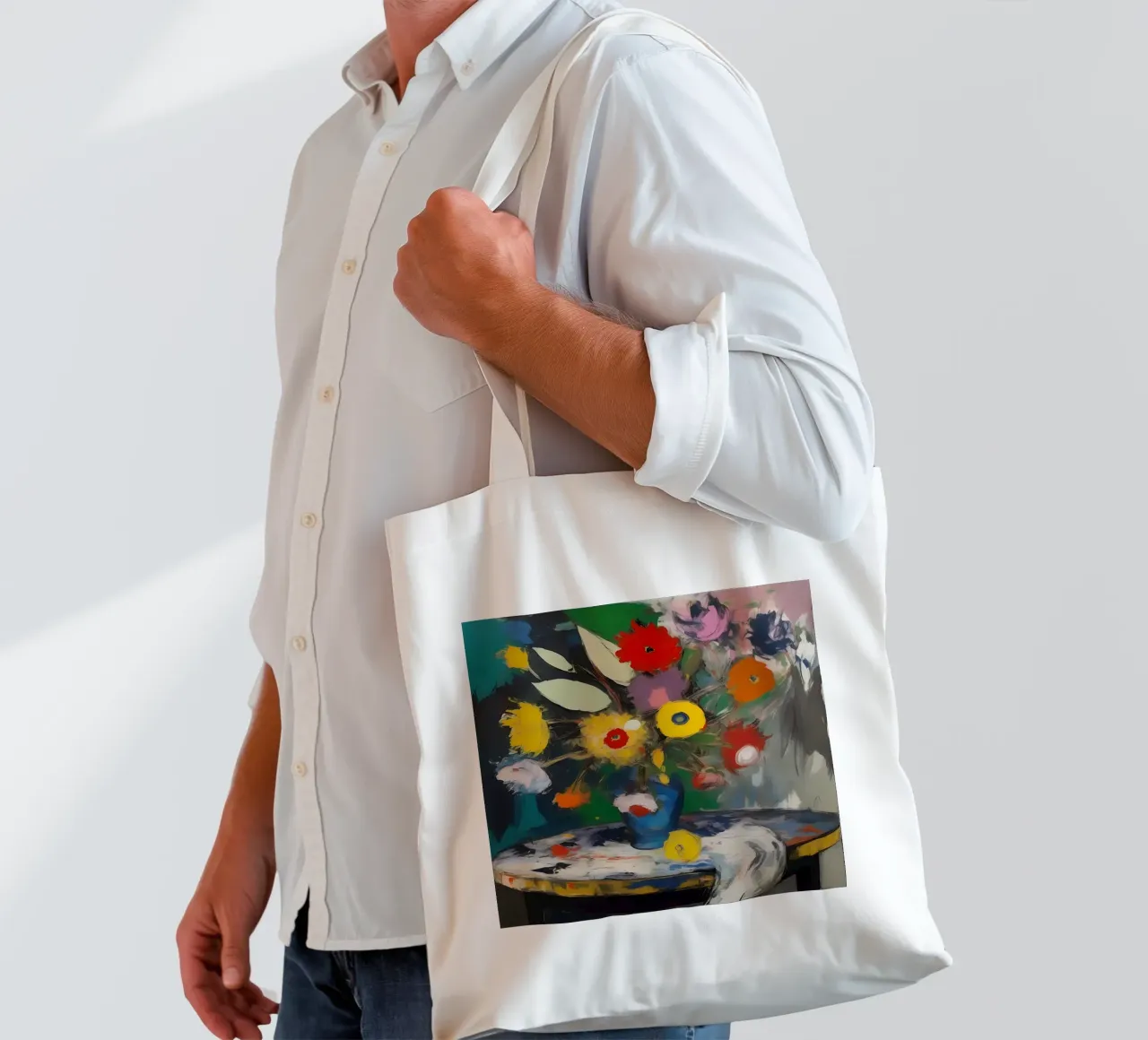 Flowers_colourful_2 tote bag by Farb- und Blütenzauber by LK