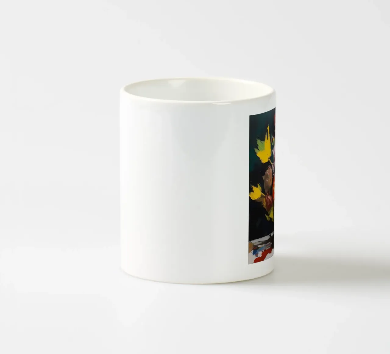 Fiori_colorati_3 tazza in ceramica da Farb- und Blütenzauber by LK