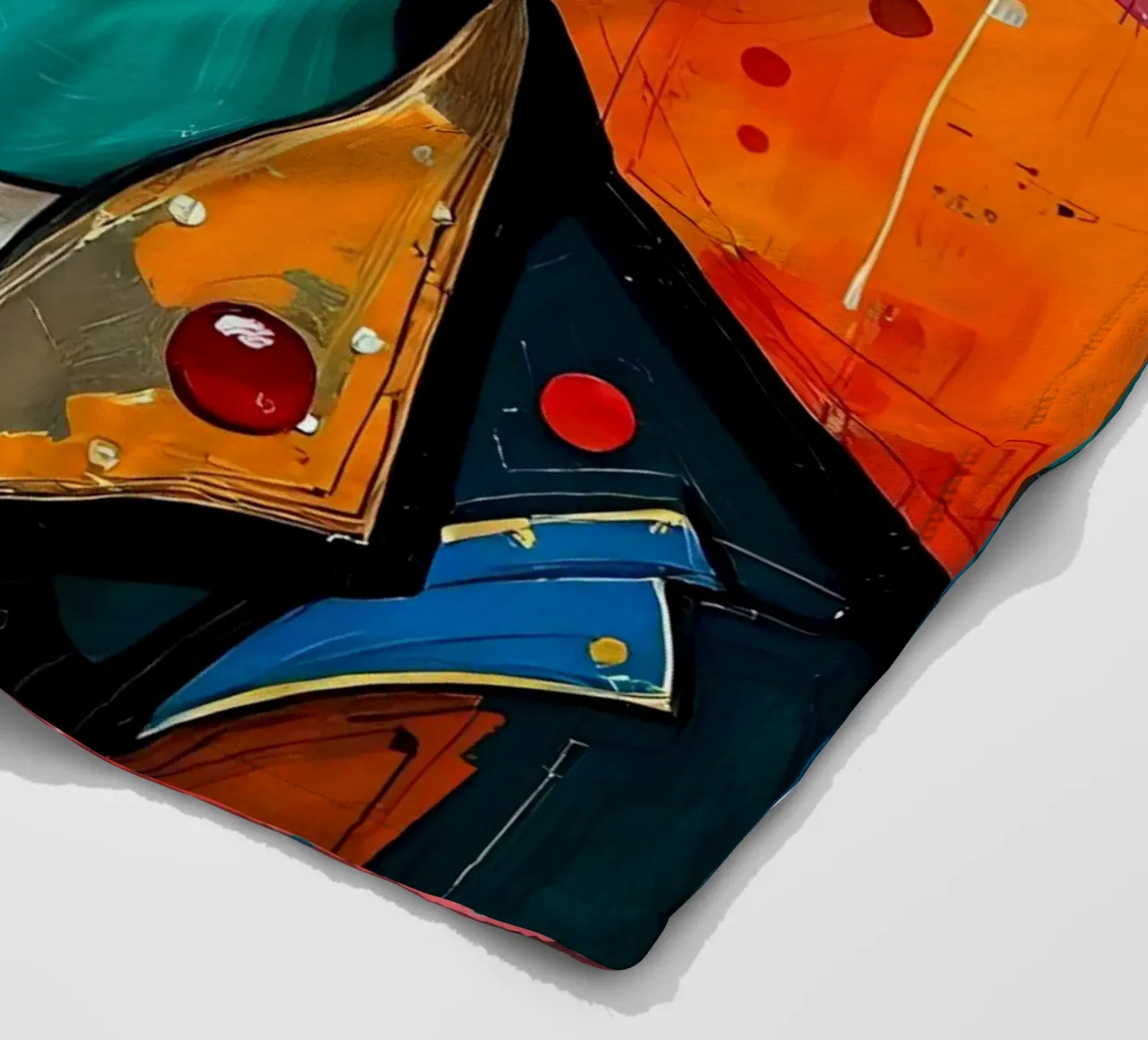 Style_E_1 Fleecedecke von AI-Portraits by LK