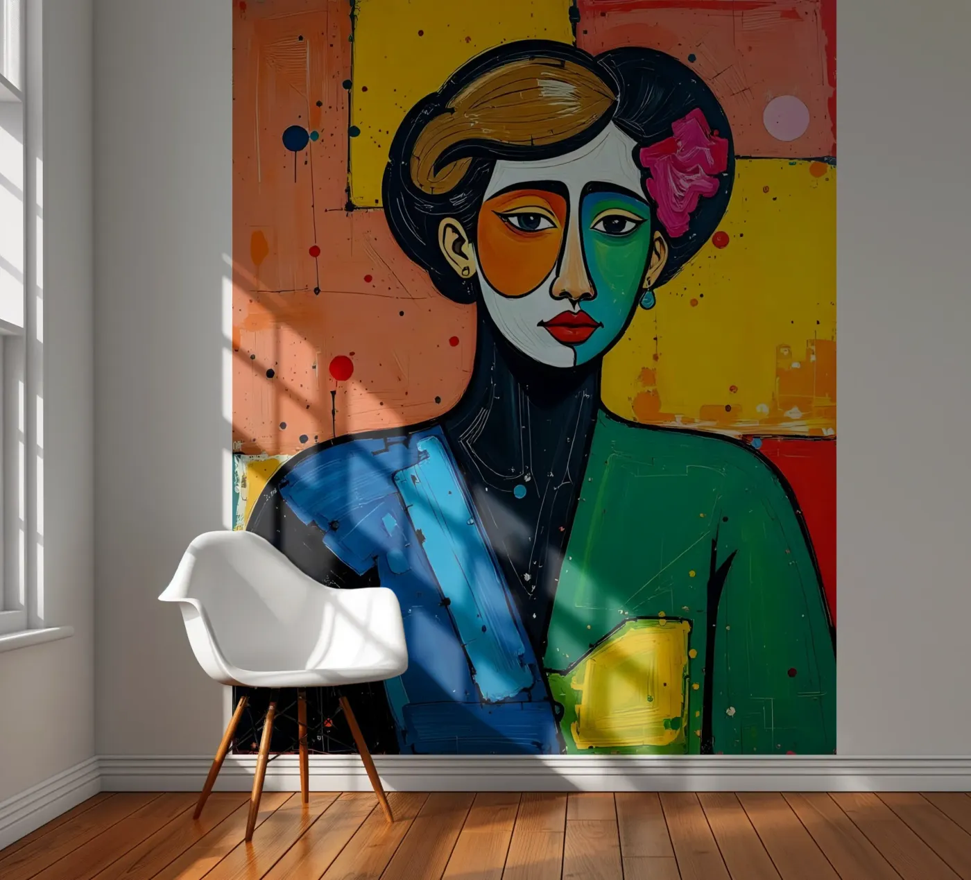 Style_E_2 fotobehang van AI-Portraits by LK