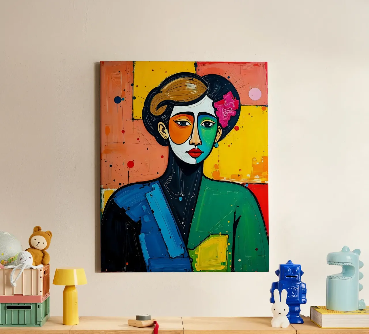 Style_E_2 canvas by AI-Portraits by LK