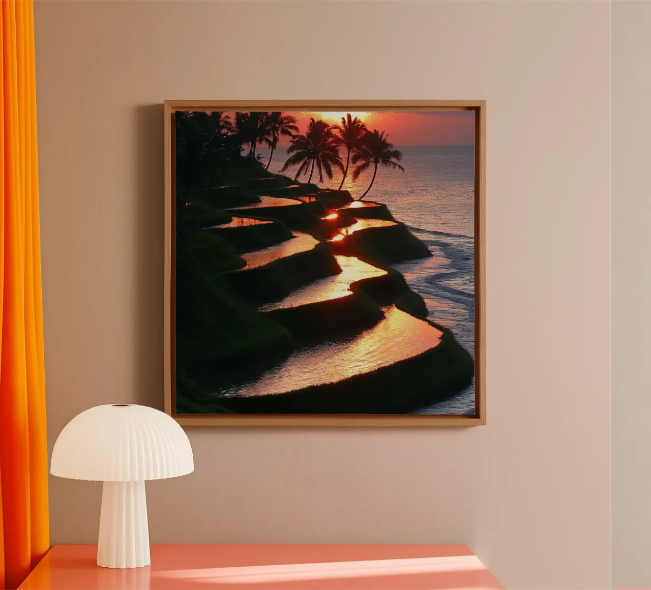 Essenza del Giappone tela con Cornice a cassetta da Wanderlust Vibes