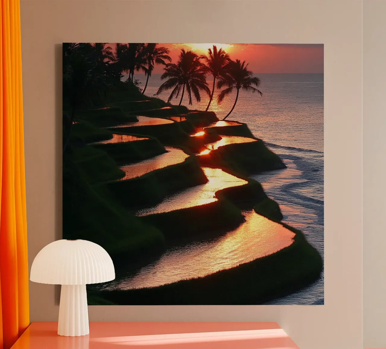 Essenza del Giappone tela con Cornice a cassetta da Wanderlust Vibes
