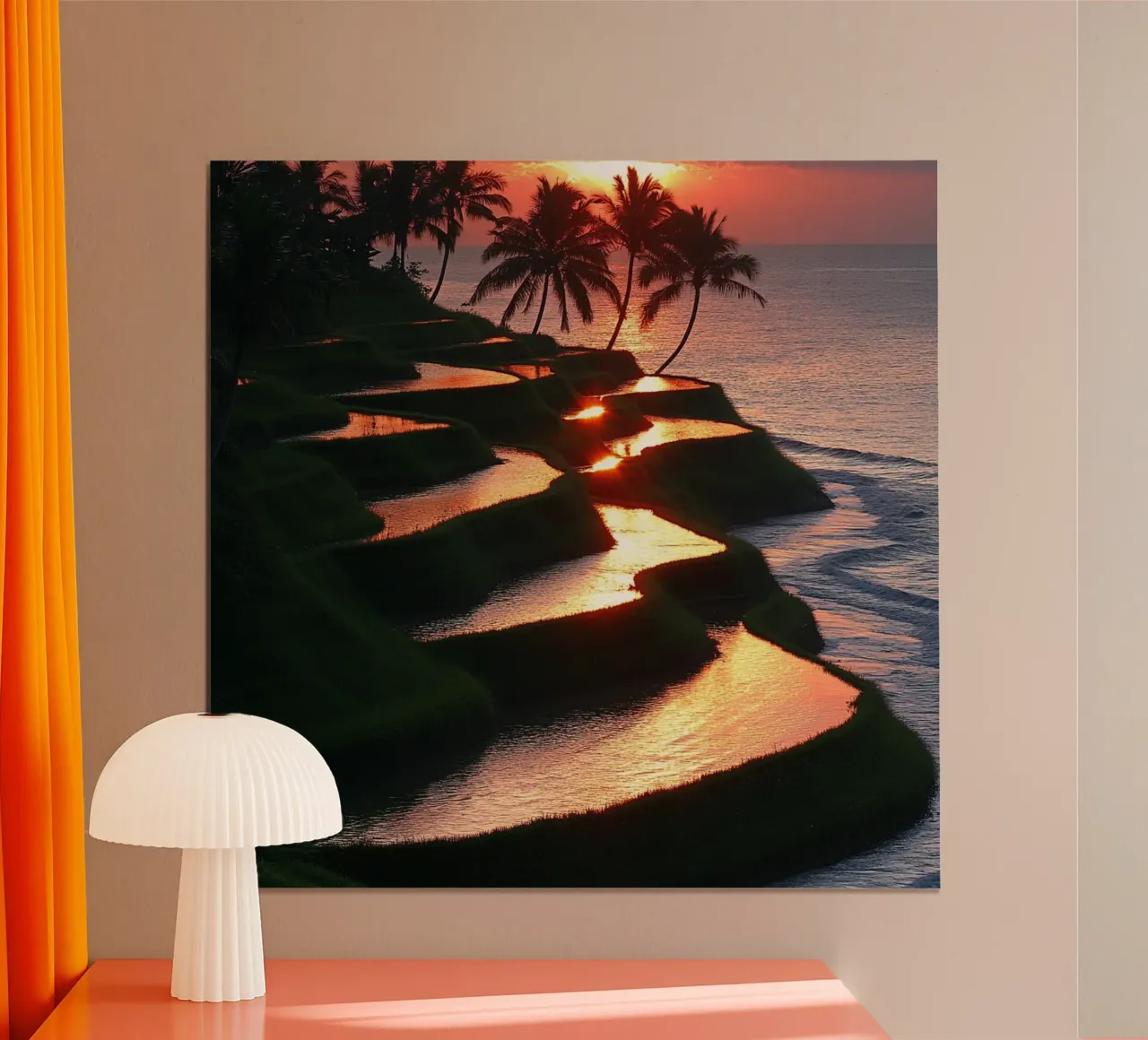 Essenza del Giappone poster con telaio in plastica da Wanderlust Vibes