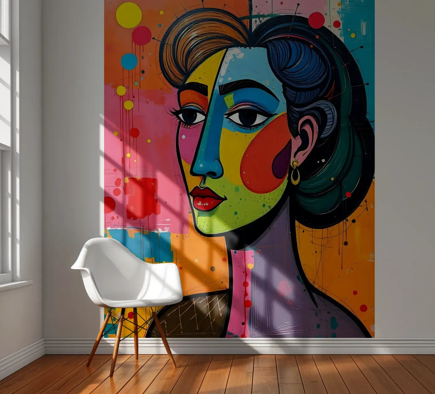 Stijl_E_3 fotobehang van AI-Portraits by LK