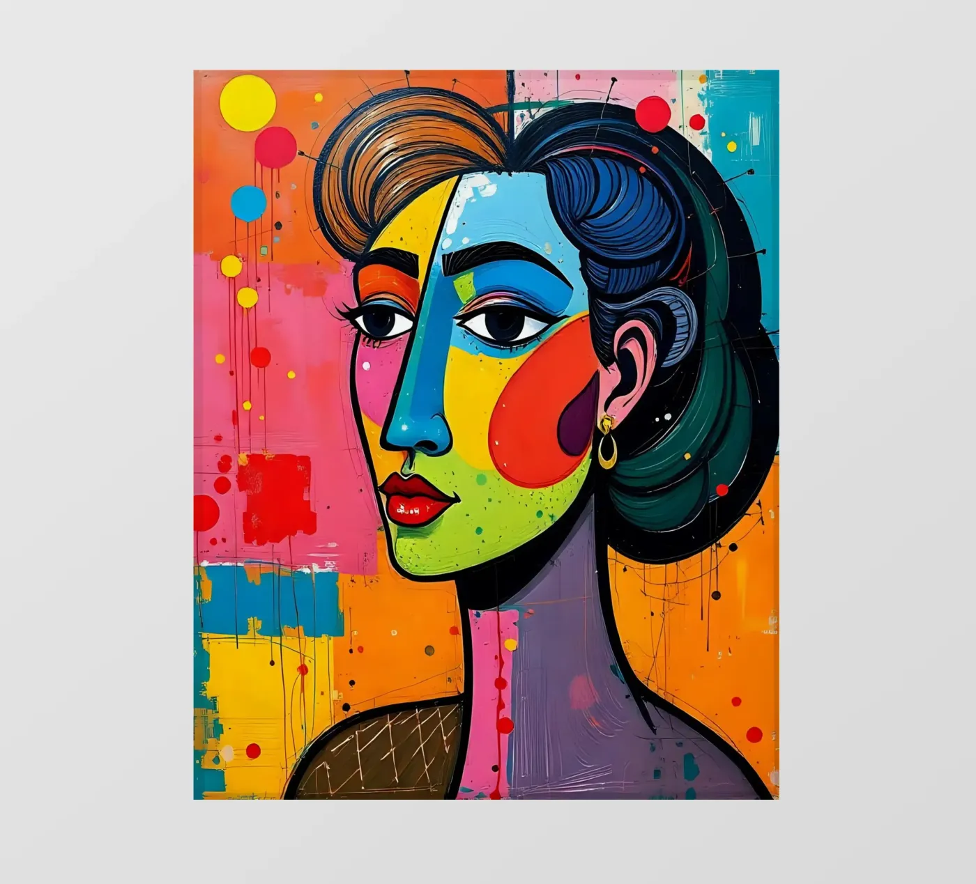 Stijl_E_3 fotobehang van AI-Portraits by LK