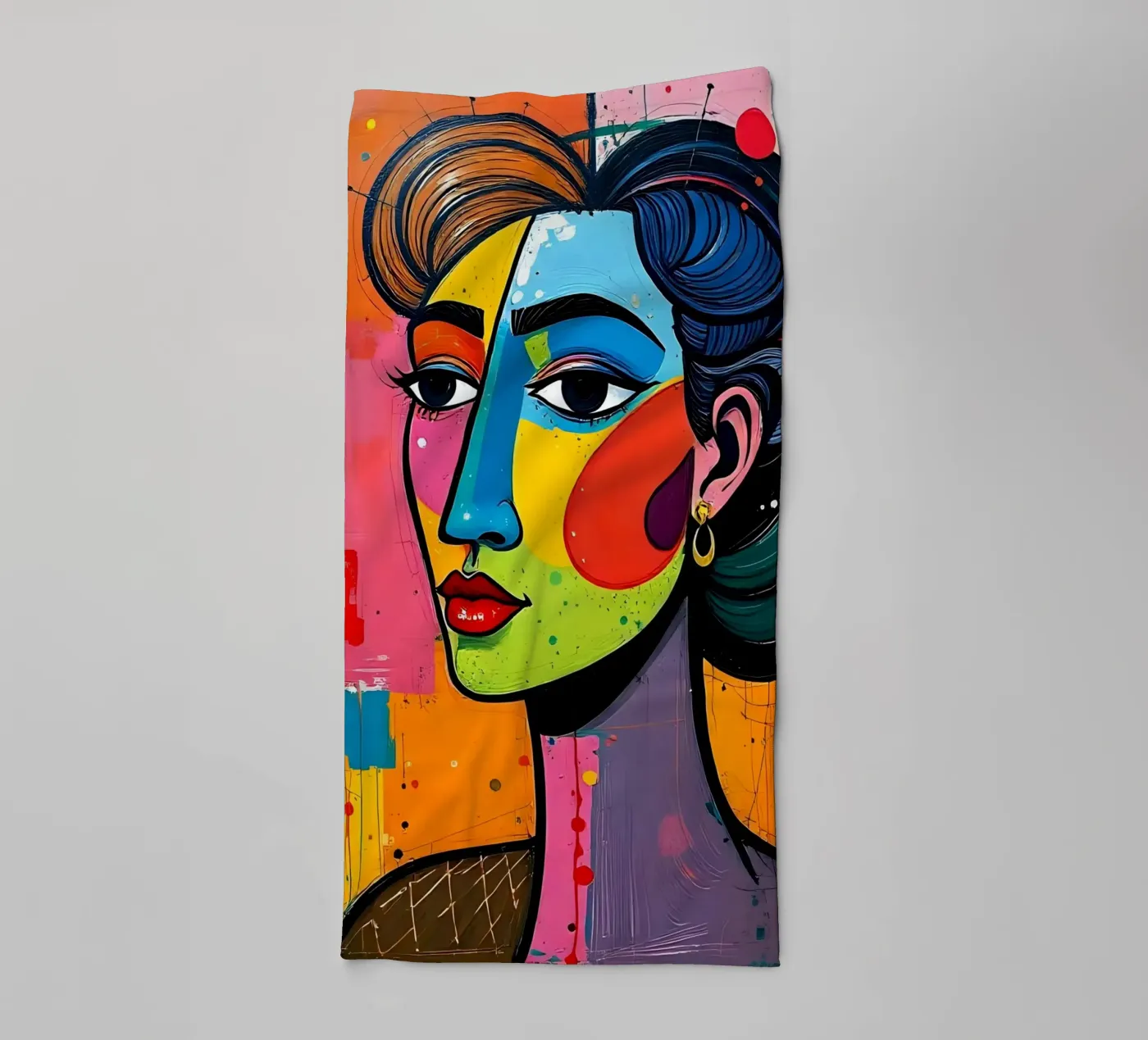 Stil_E_3 Handtuch von AI-Portraits by LK