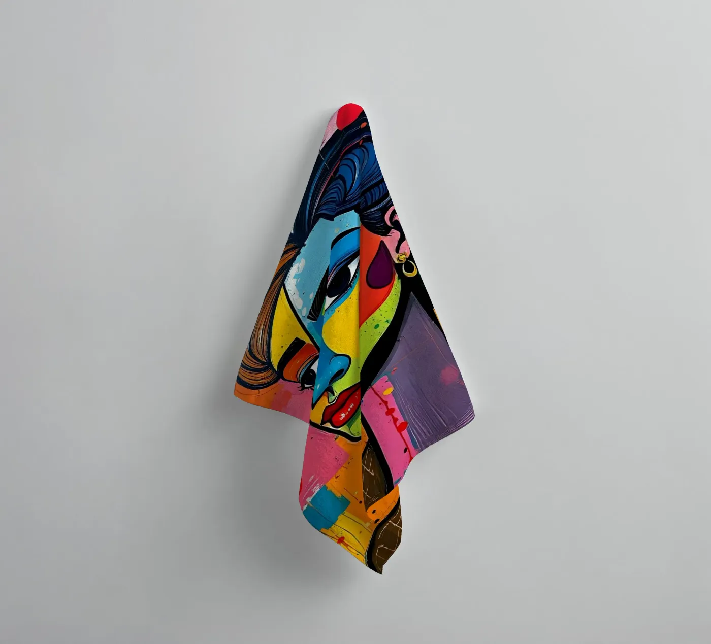 Stil_E_3 Handtuch von AI-Portraits by LK