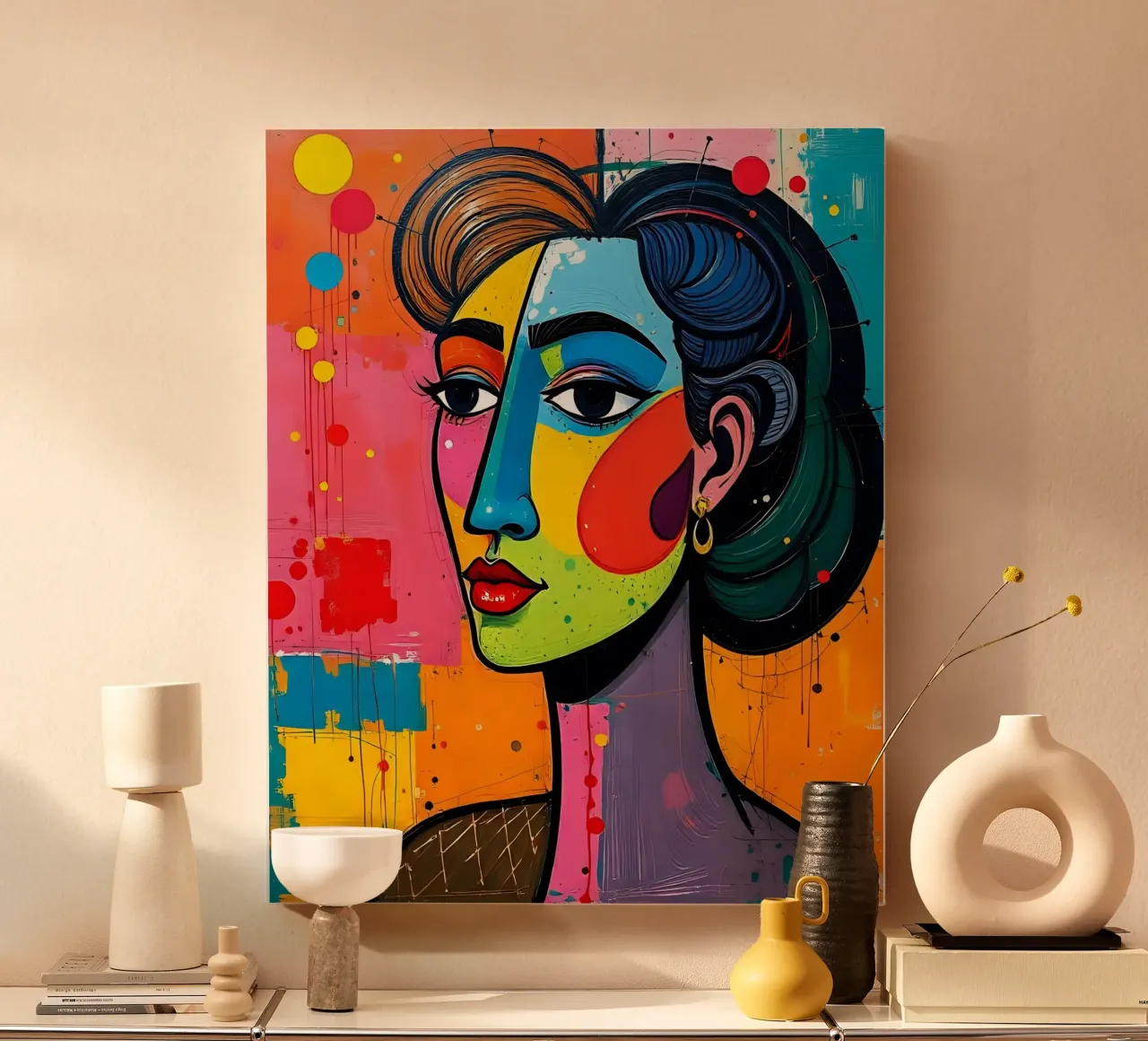 style_E_3 toile de AI-Portraits by LK