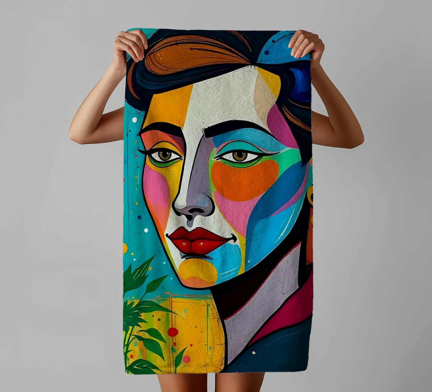 Style_E_4 towel by AI-Portraits by LK