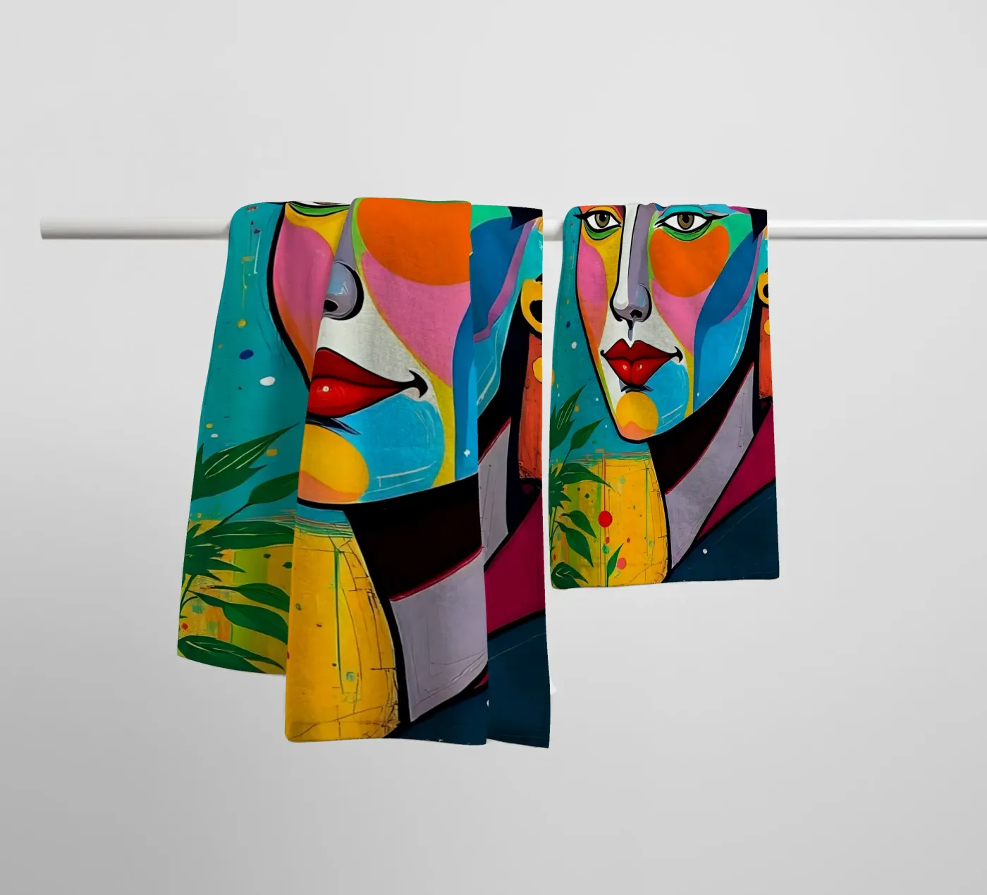 Style_E_4 towel by AI-Portraits by LK
