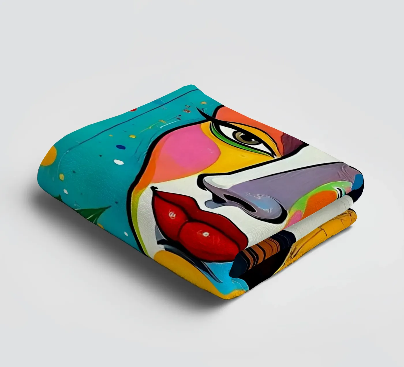 Style_E_4 towel by AI-Portraits by LK