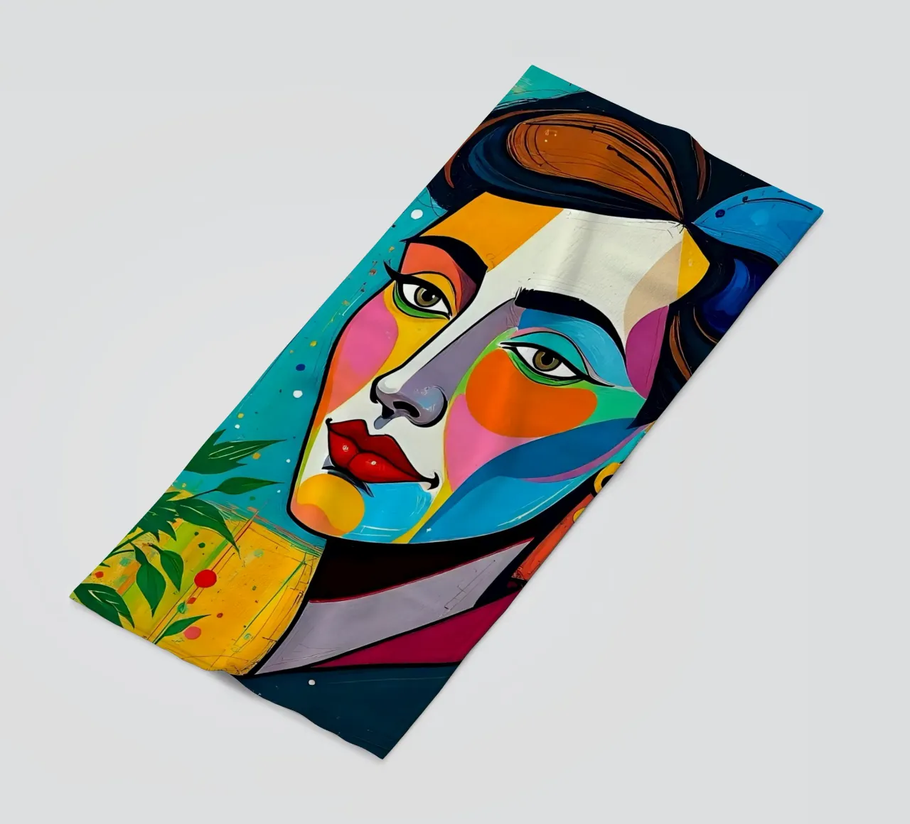 Style_E_4 beach towel by AI-Portraits by LK
