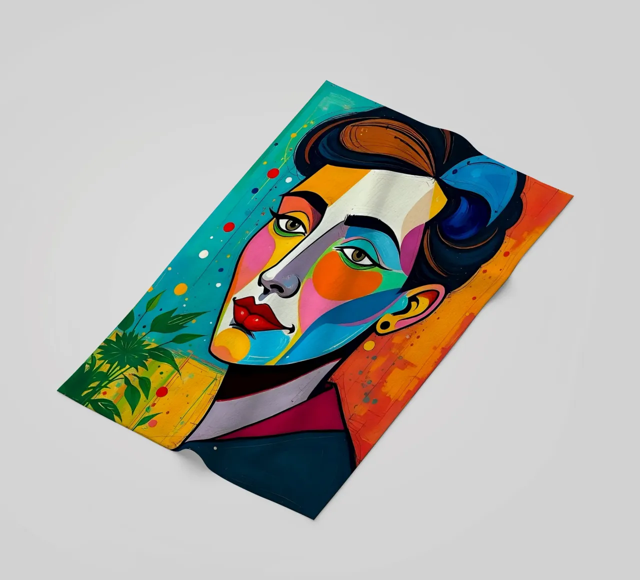 Style_E_4 beach towel by AI-Portraits by LK