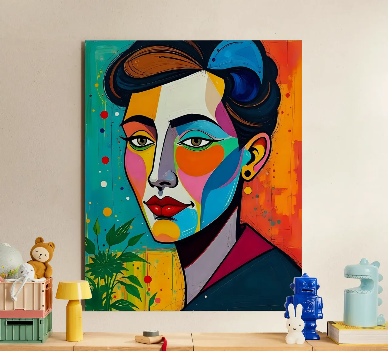 Stijl_E_4 forex-plaat van AI-Portraits by LK