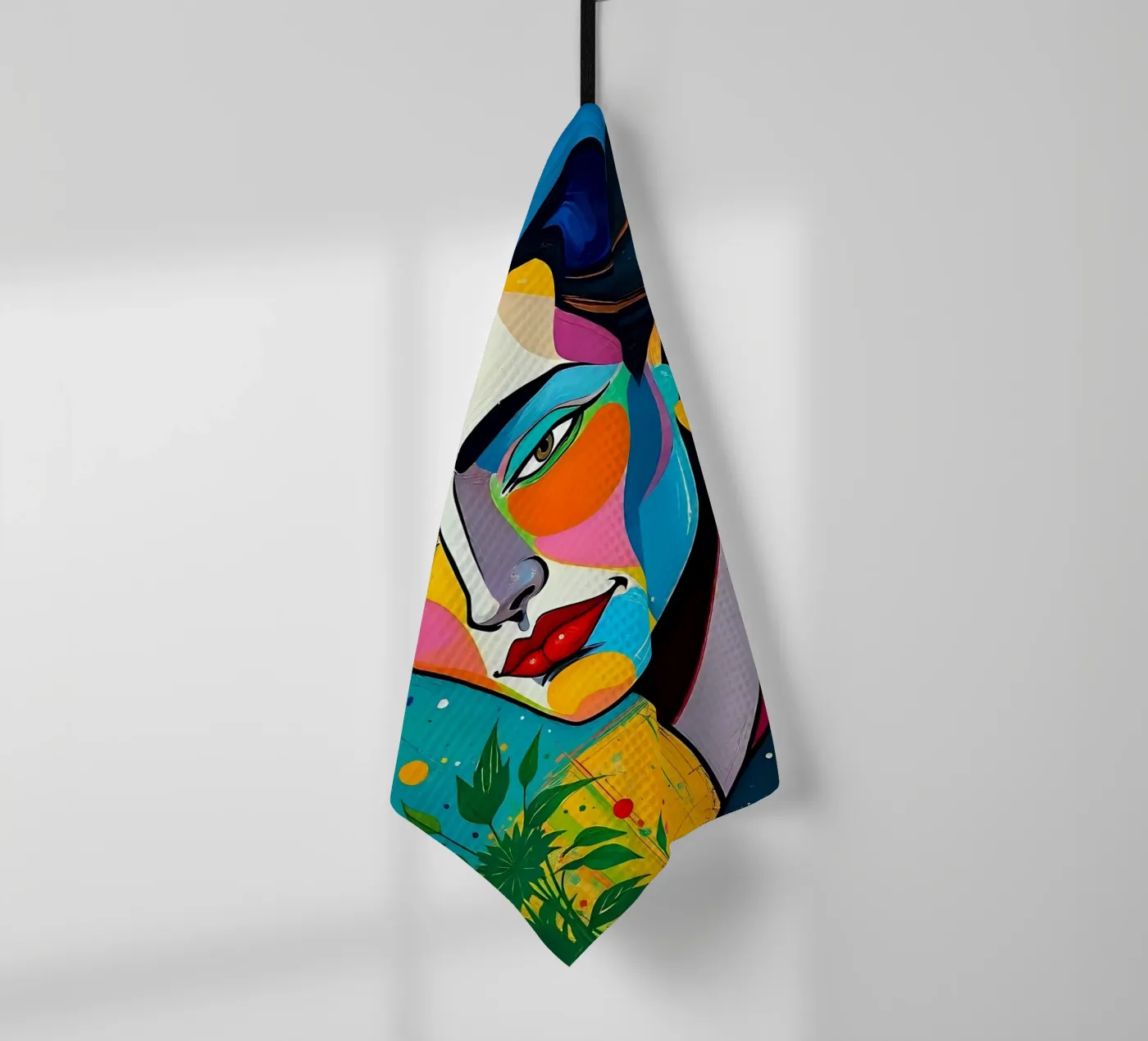 Stil_E_4 Geschirrtuch von AI-Portraits by LK