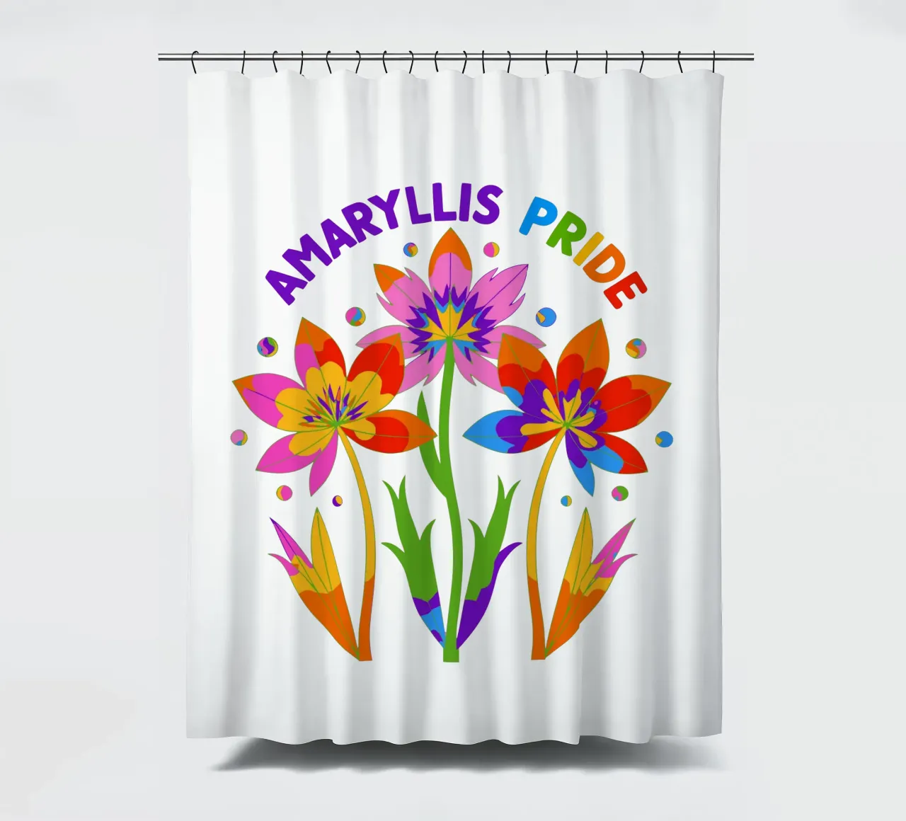 Il linguaggio dei fiori: Orgoglio Amaryllis tenda da doccia da My Home Private Design