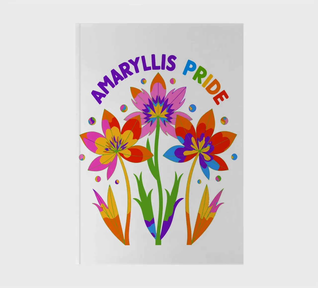 Le langage des fleurs : L'orgueil de l'amaryllis carnet de notes de My Home Private Design