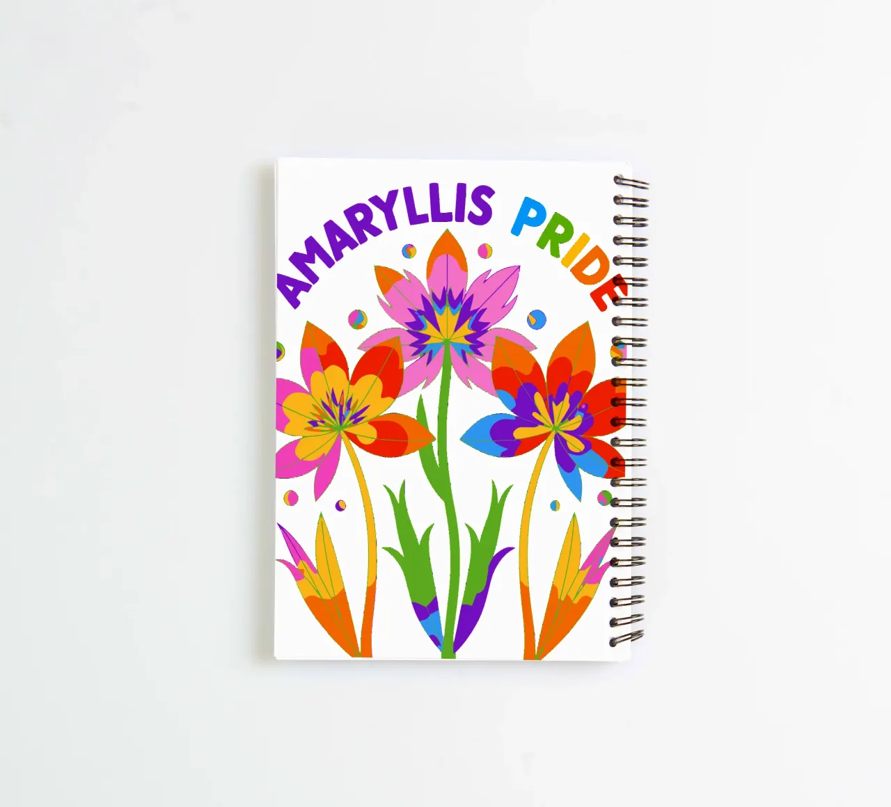 Il linguaggio dei fiori: Orgoglio Amaryllis diario ad anelli da My Home Private Design