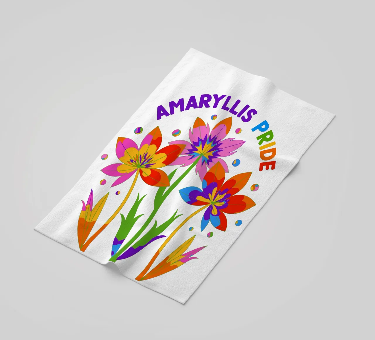 Il linguaggio dei fiori: Orgoglio Amaryllis telo mare da My Home Private Design