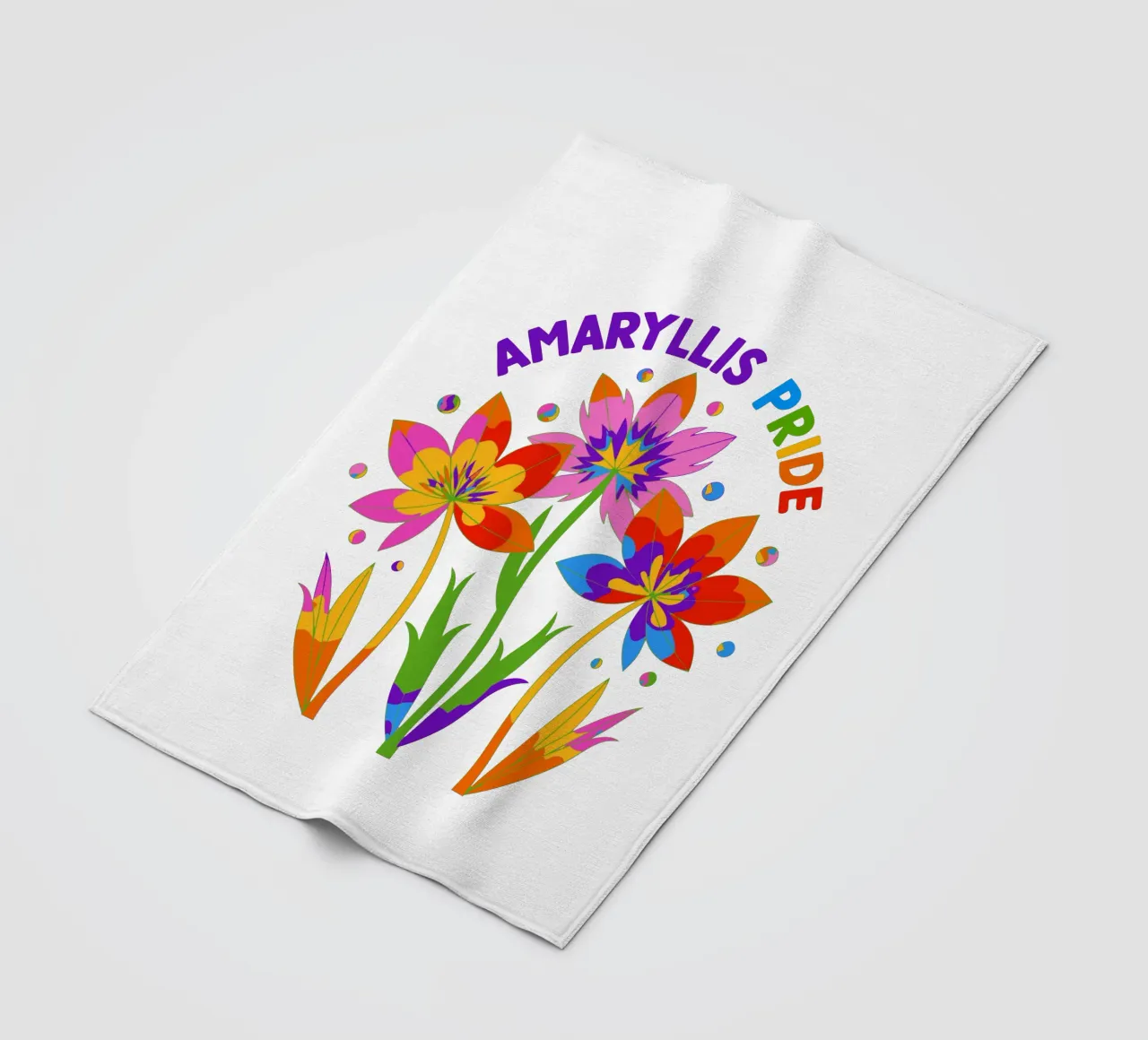Il linguaggio dei fiori: Orgoglio Amaryllis coperta in pile da My Home Private Design