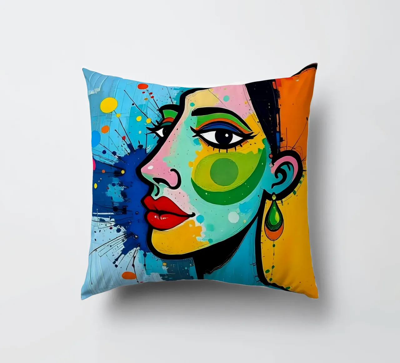 Stile_E_5 cuscino da AI-Portraits by LK