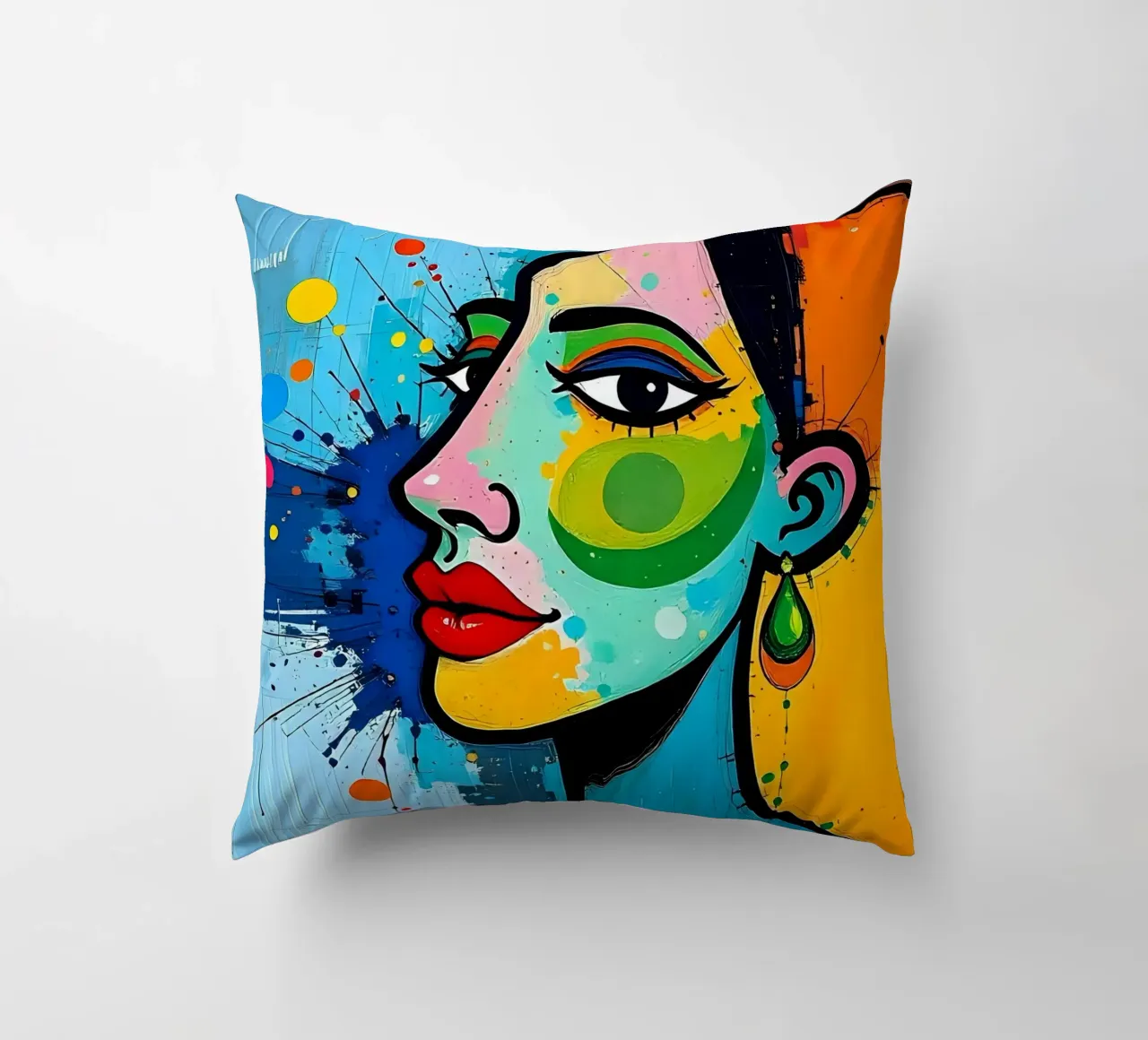 Stile_E_5 cuscino da AI-Portraits by LK
