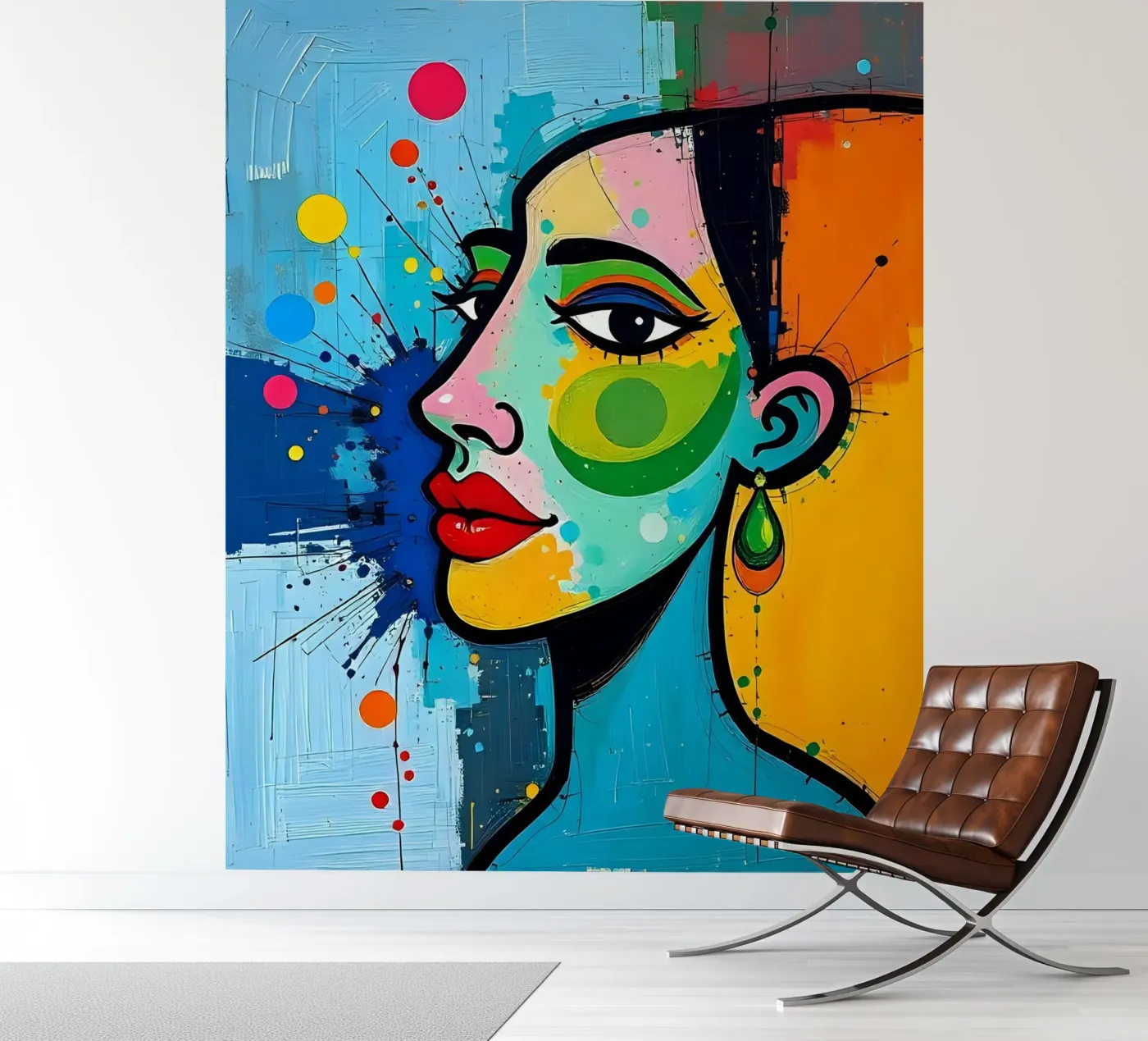 Style_E_5 fotobehang van AI-Portraits by LK