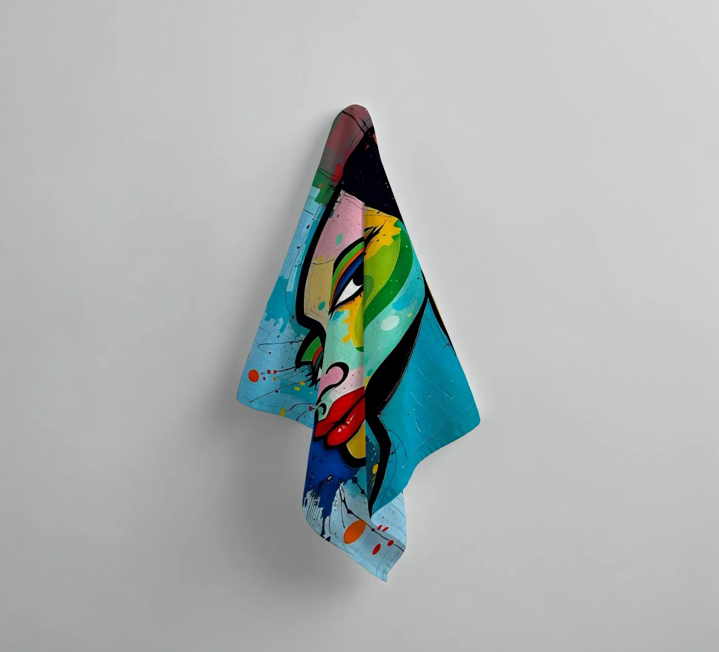 Style_E_5 towel by AI-Portraits by LK