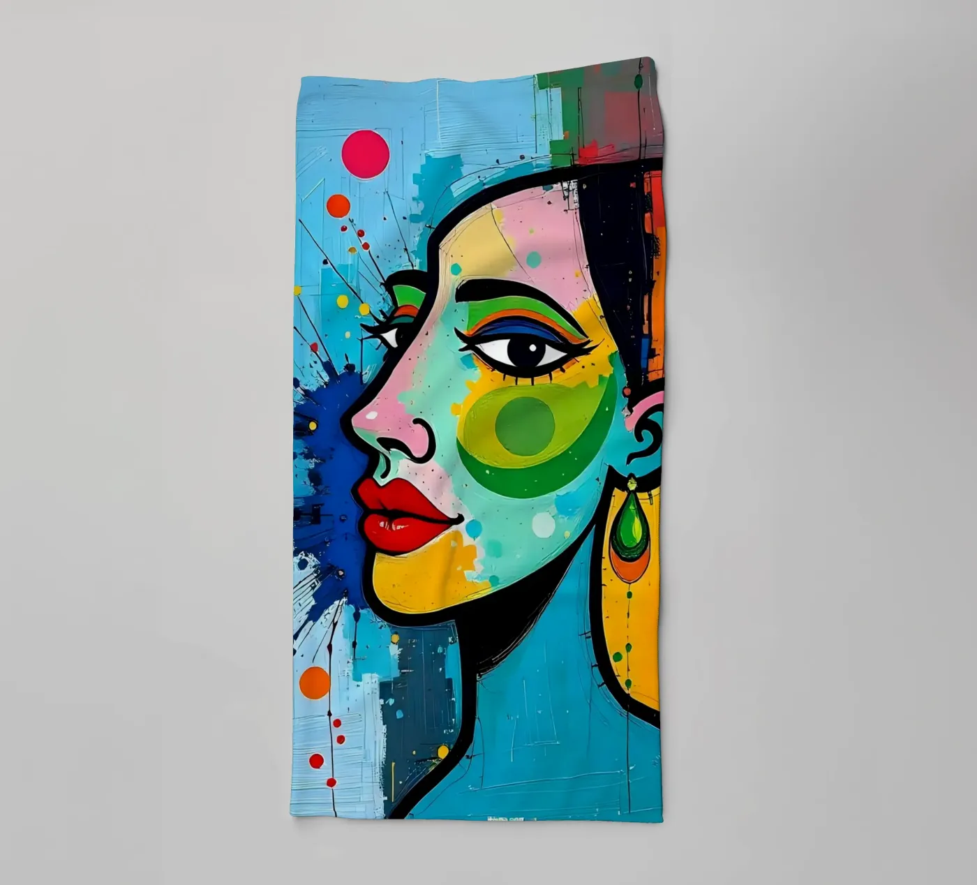 Style_E_5 towel by AI-Portraits by LK