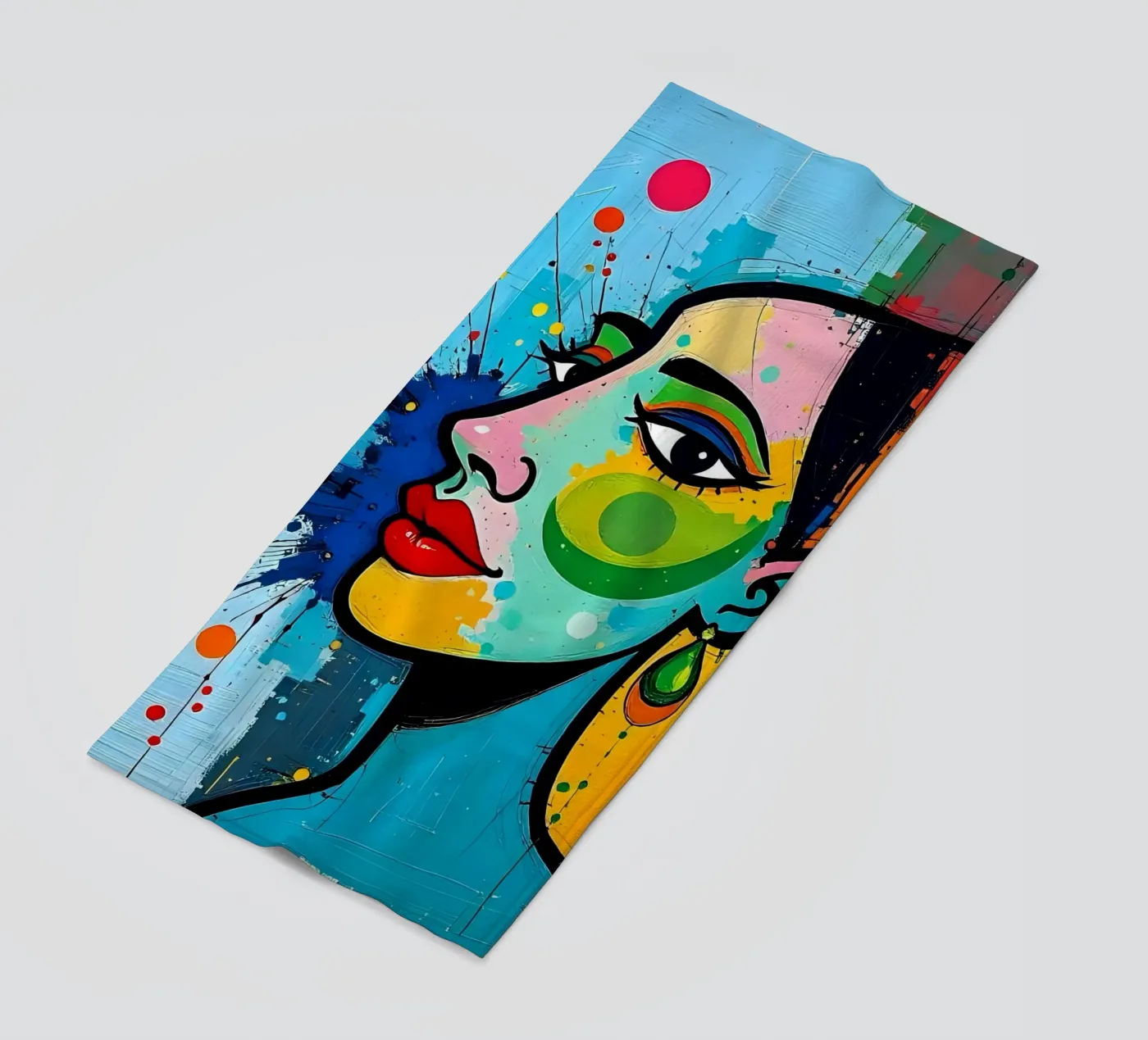 Style_E_5 serviette de plage de AI-Portraits by LK