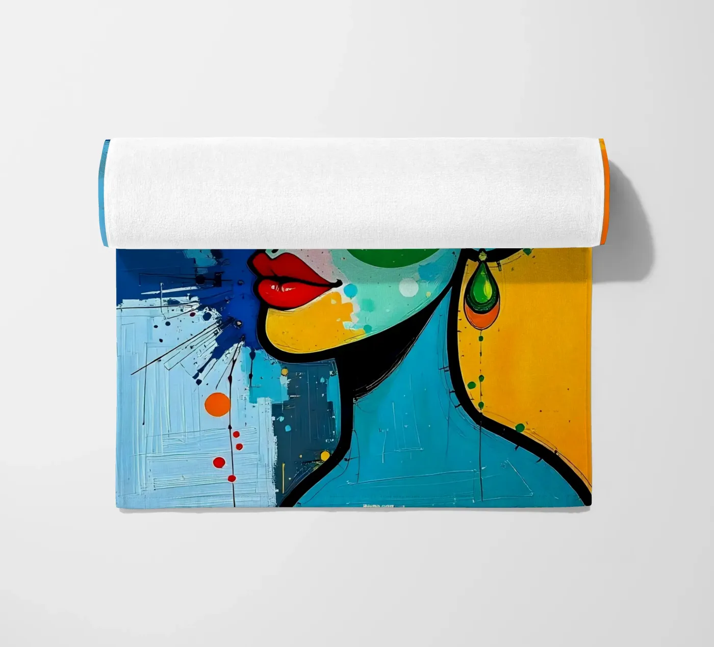 Style_E_5 serviette de plage de AI-Portraits by LK