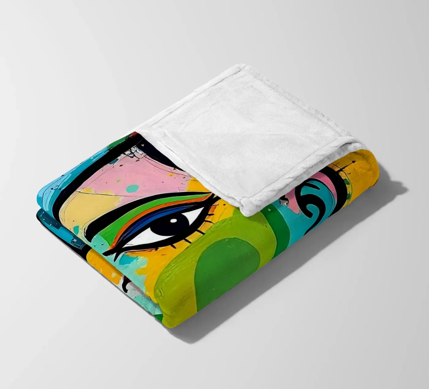 Stile_E_5 coperta in pile da AI-Portraits by LK