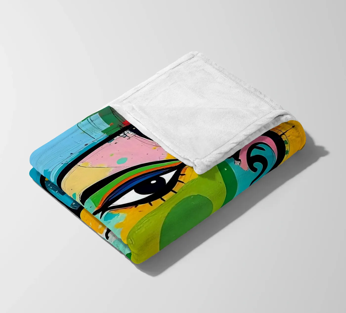 Stile_E_5 coperta in pile da AI-Portraits by LK