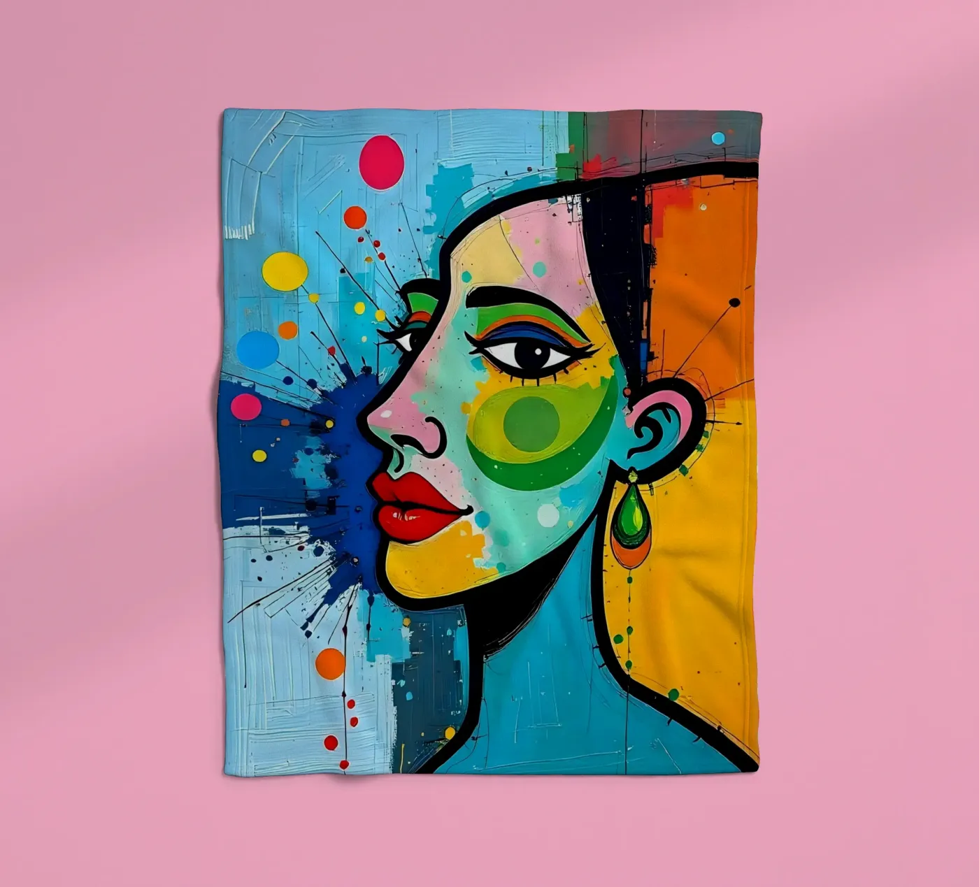 Stile_E_5 coperta in pile da AI-Portraits by LK