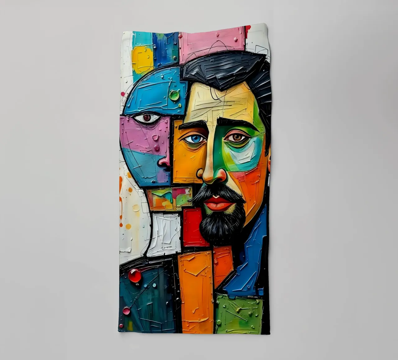 Stile_F_1 asciugamano da bagno da AI-Portraits by LK