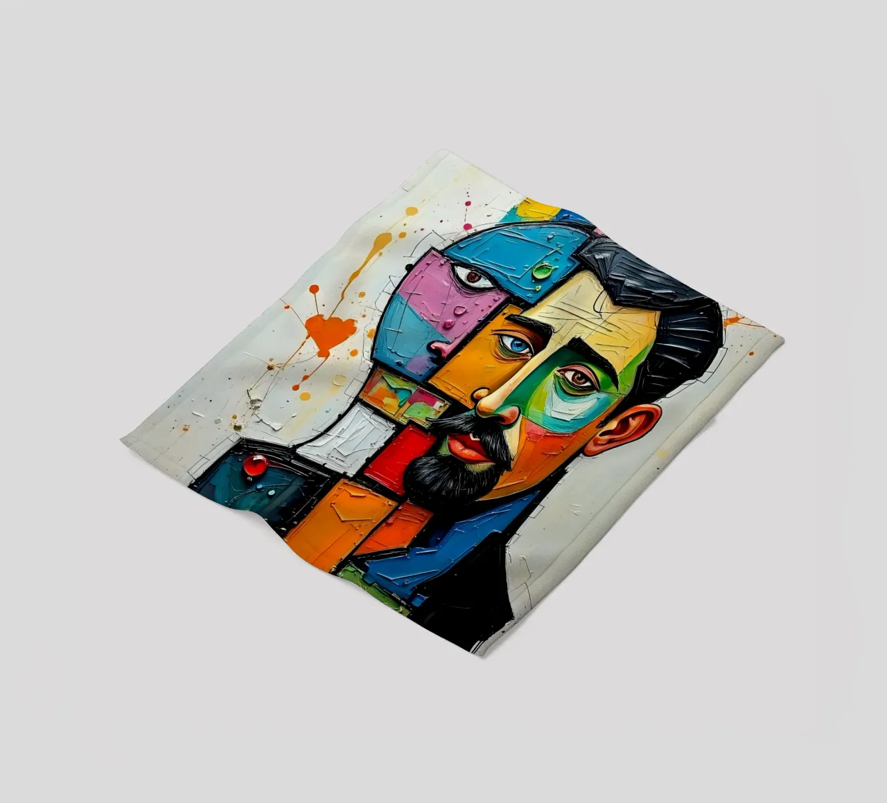 Stile_F_1 coperta in pile da AI-Portraits by LK