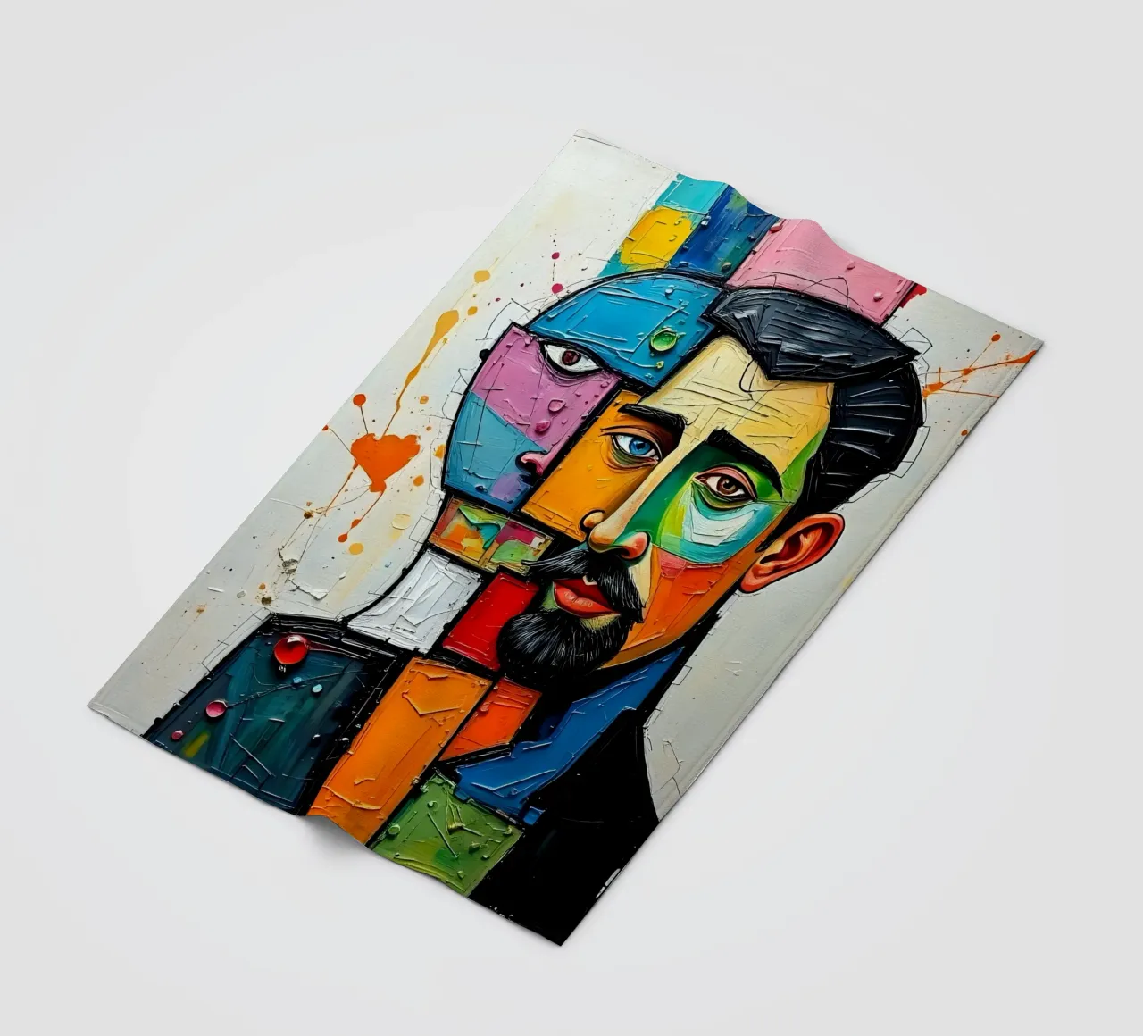 Stile_F_1 coperta in pile da AI-Portraits by LK