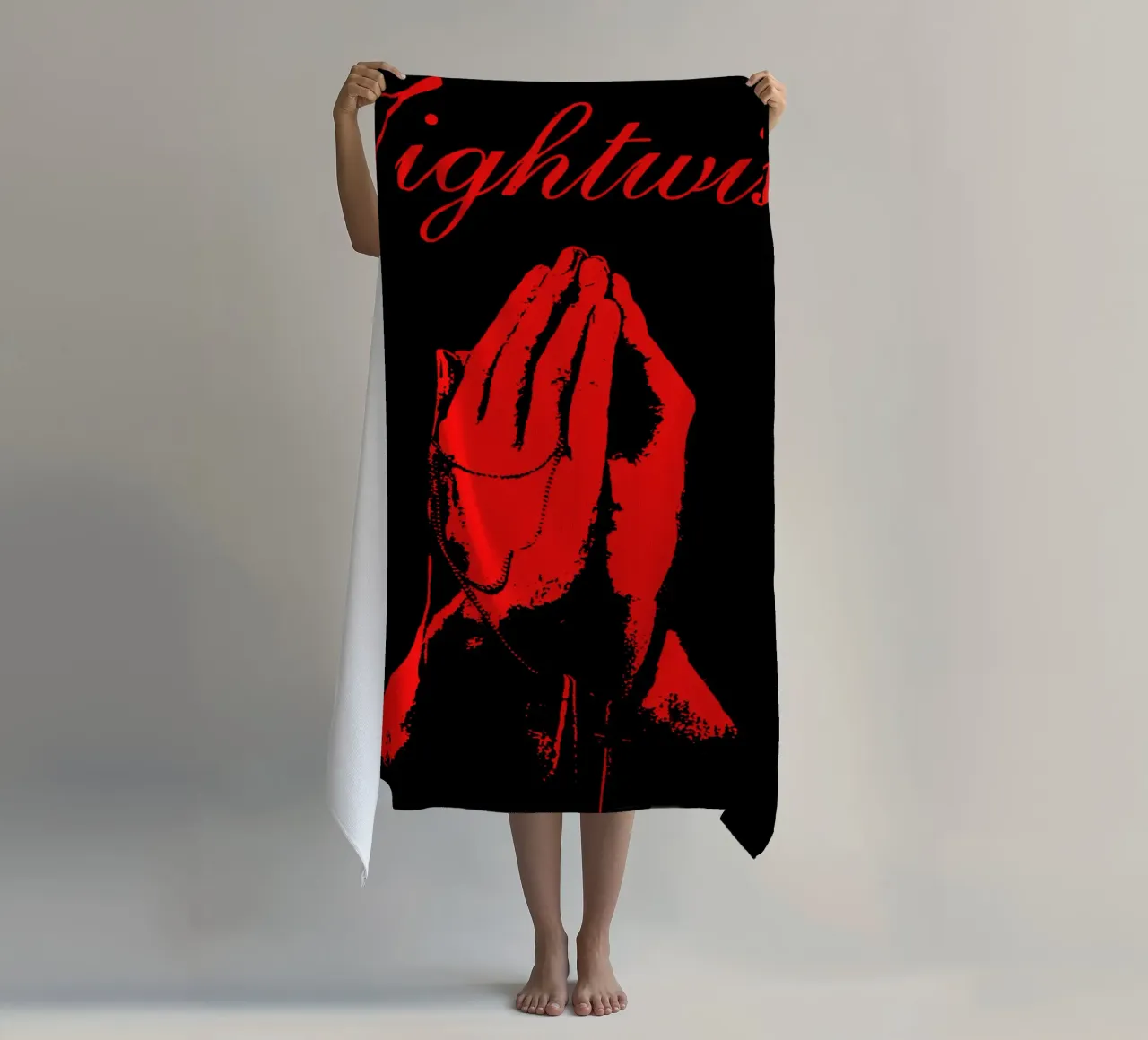 SYMPHONIC METAL BAND TSHIRT beach towel by hanan1204