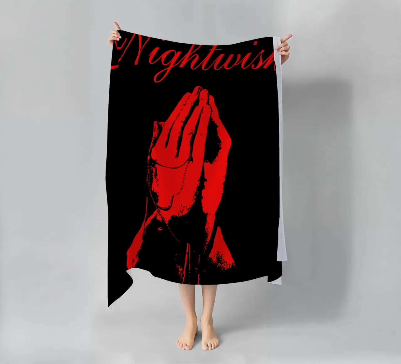 SYMPHONIC METAL BAND TSHIRT beach towel by hanan1204