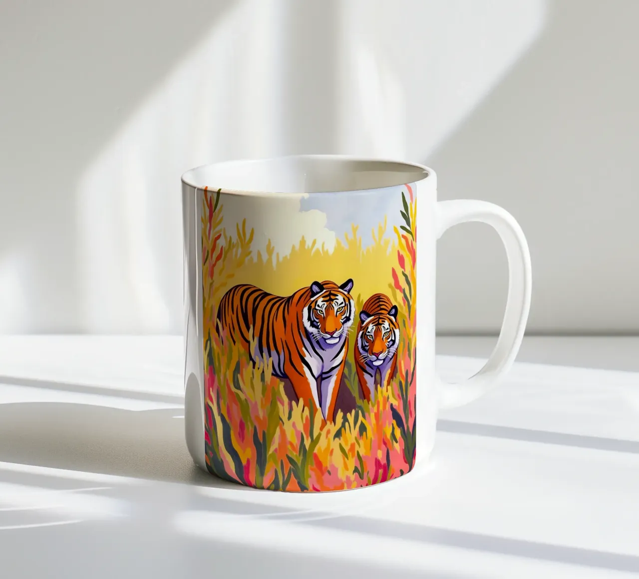 L'ora d'oro delle tigri tazza in ceramica da 83oranges