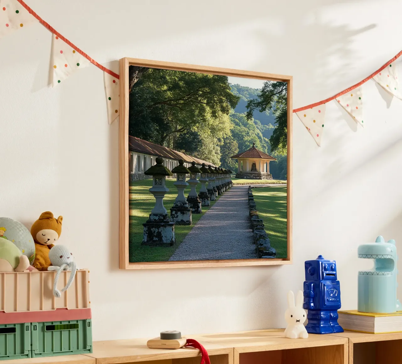 Giappone Essenza tela con Cornice a cassetta da Wanderlust Vibes