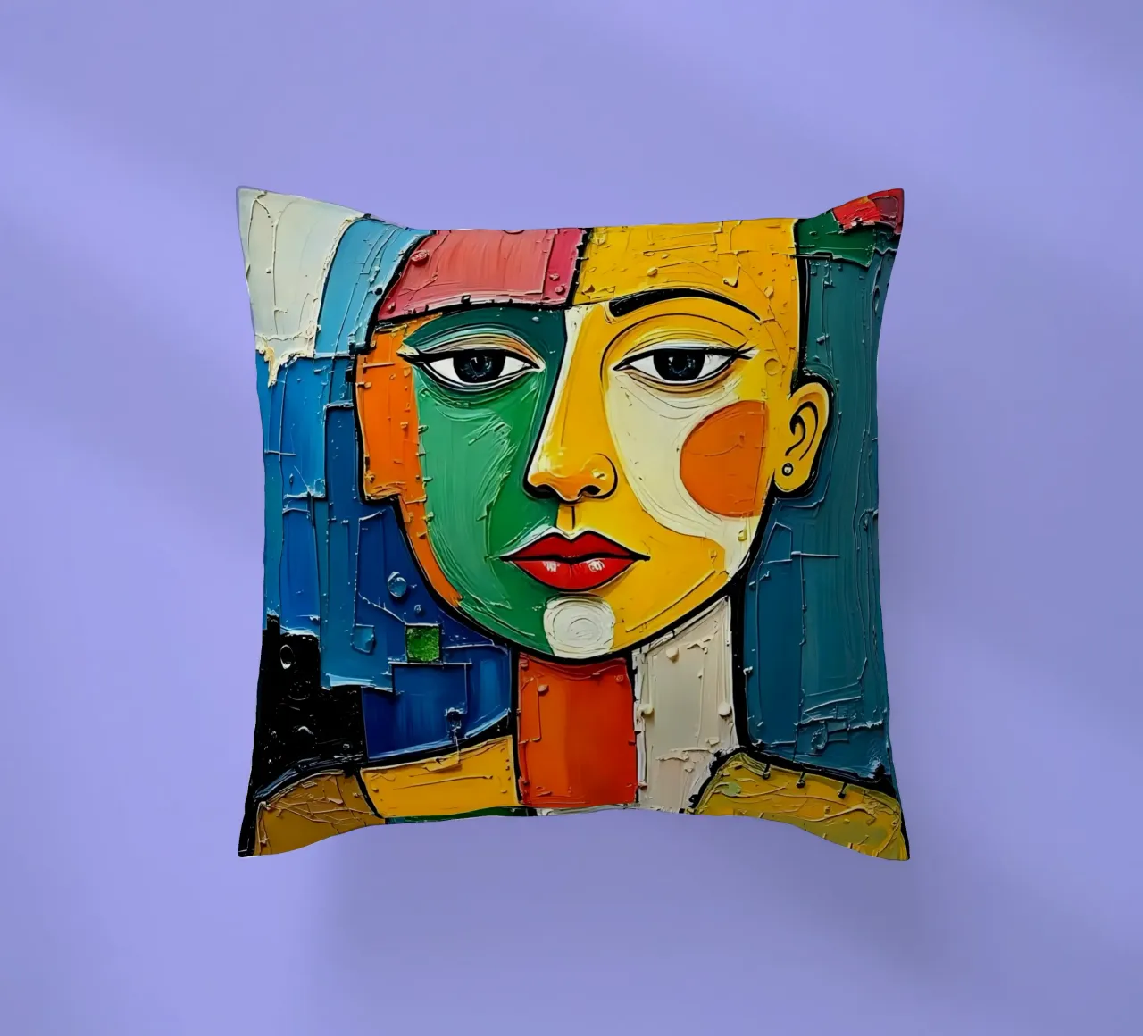 Stile_F_2 cuscino da AI-Portraits by LK