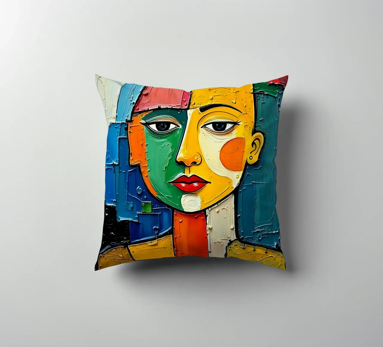 Stile_F_2 cuscino da AI-Portraits by LK