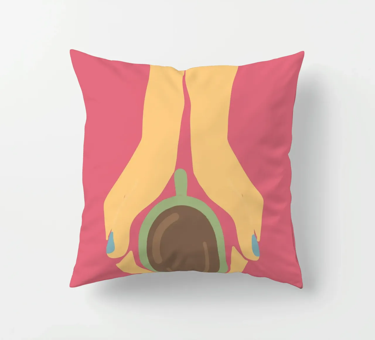 Spill the Coffee! decorative cushion by FeiLala