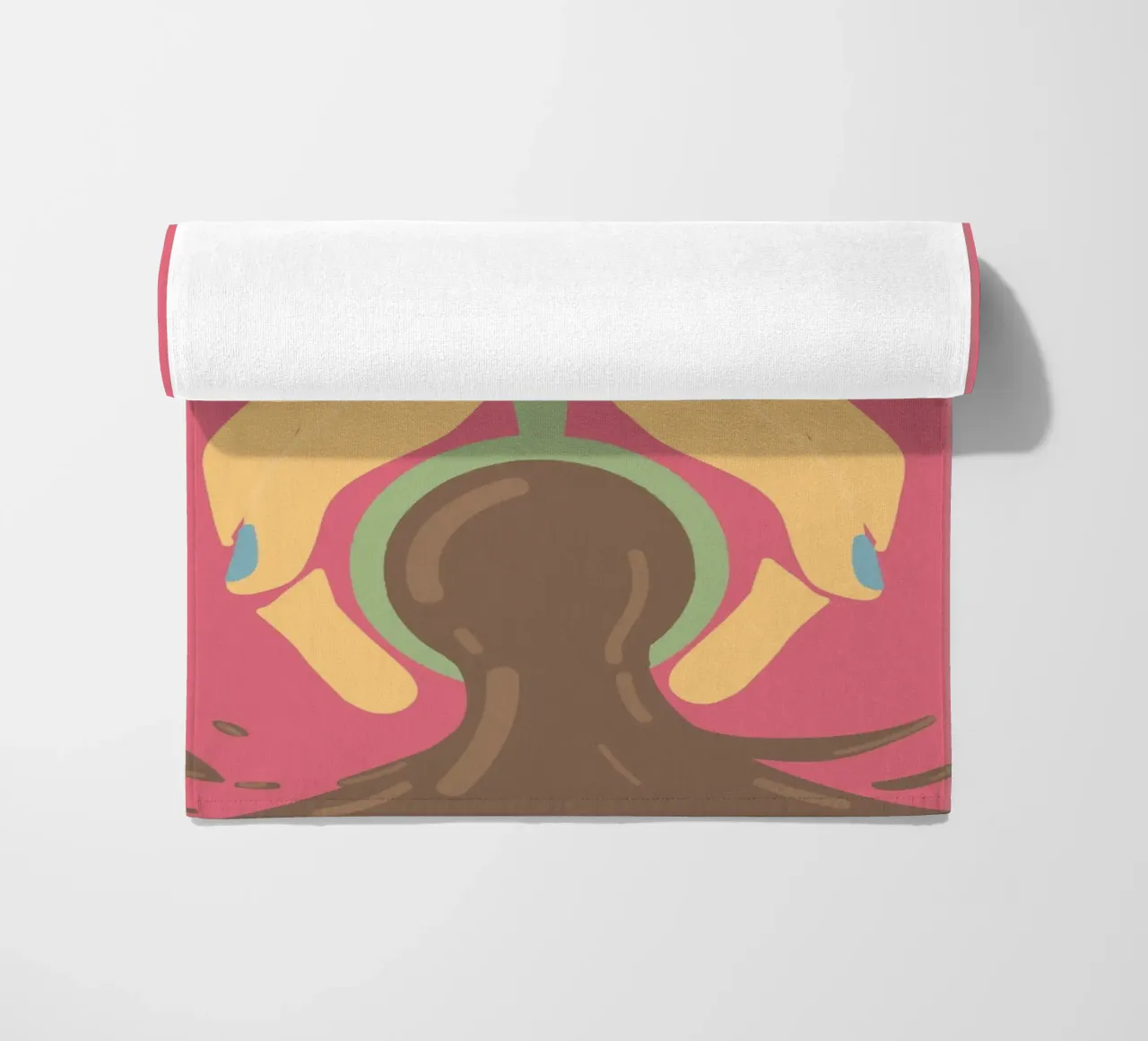 Spill the Coffee! beach towel by FeiLala