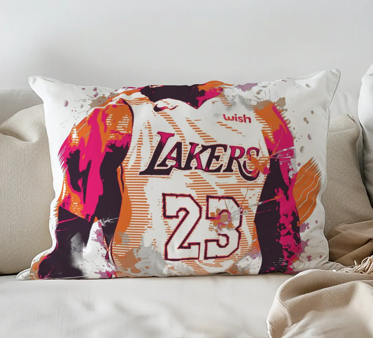 Lebron James cuscino da Lembayung art