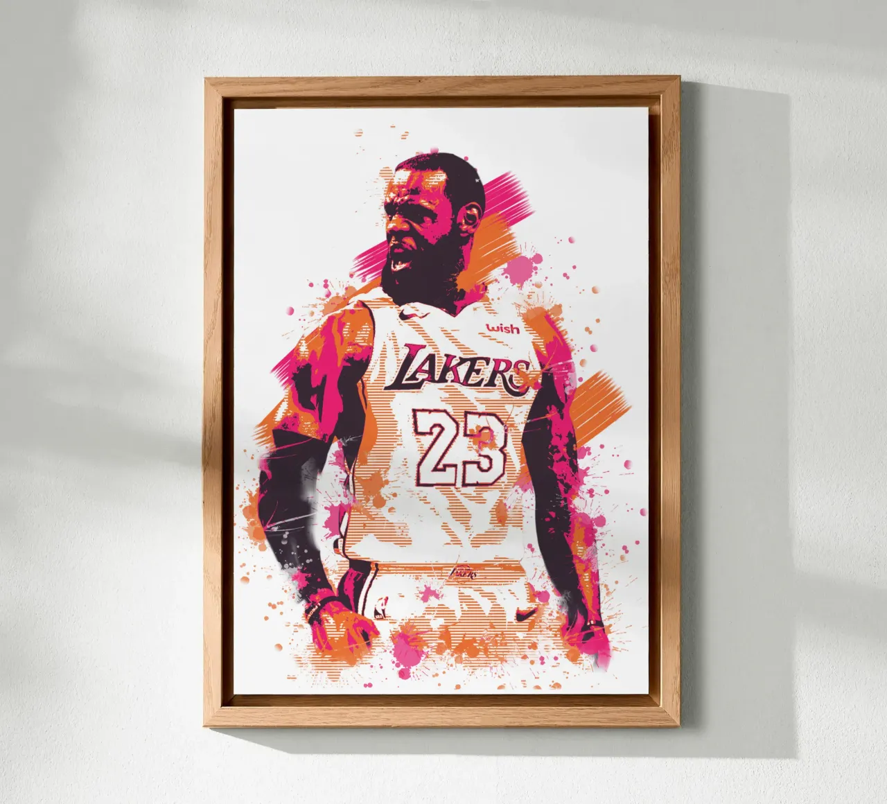 Lebron James alluminio dibond da Lembayung art